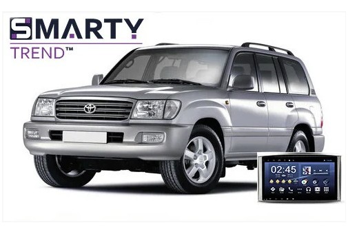 Toyota Land Cruiser 100 (2002-2007) встановлений головний пристрій на Android