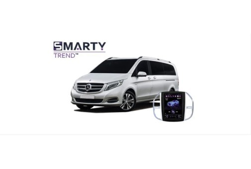 Mercedes-Benz Vito W447 (2016) с установленным головным устройством Android Tesla