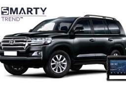 Toyota Land Cruiser 200 (2018) установил штатное головное устройство Android