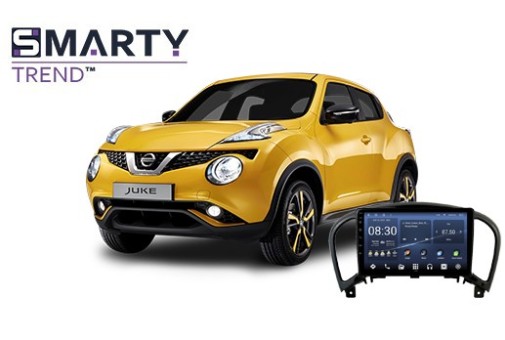 Nissan Juke (2010-2018) з встановленим головним пристроєм на Android