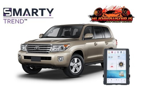 На Toyota Land Cruiser 200 (2008) установлено головное устройство Android 16 дюймов