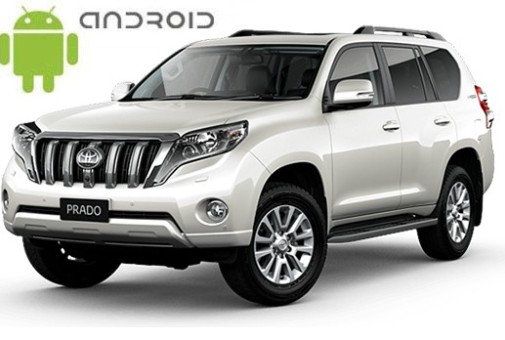 Toyota Land Cruiser Prado 150 (2013-2017) встановлений головний пристрій на Android