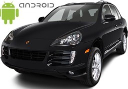 Porsche Cayenne 1 поколения (2003-2009) установлена магнитола на Андроиде