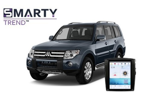 Mitsubishi Pajero Wagon (2006-2021) установленное головное устройство Android Tesla