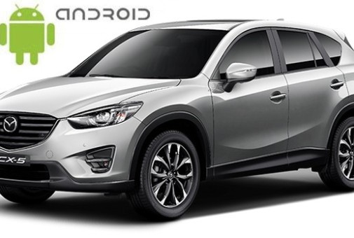 Mazda CX-5 Gen 1 KE (2012-2017) з встановленим головним пристроєм на Android