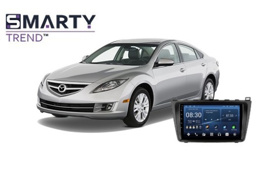 Mazda 6 Gen 2 GH (2007-2012) з встановленим головним пристроєм на Android