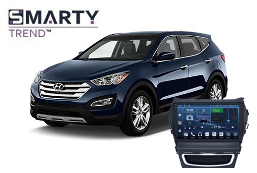 Hyundai Santa Fe 2013 Установка головного устройства с Android