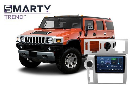 Hummer H2 (2003-2008) установлена магнитола на Андроиде