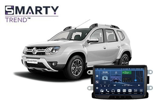 Renault Duster FL (2013-2018) установлена магнитола на Андроиде