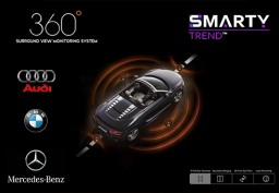 Audi BMW Mercedes-Benz Система обзора 360 для головных устройств SMARTY Trend 