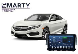 Honda Civic 10 Gen (2015-2021) з встановленим головним пристроєм на Android