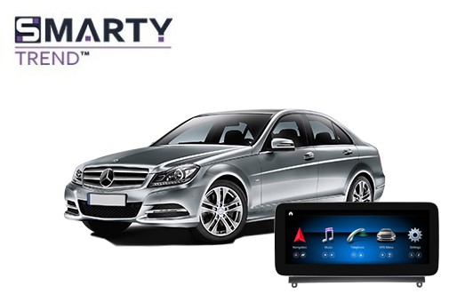 Mercedes-Benz C-Class W204 2010 встановлений головний пристрій на Android