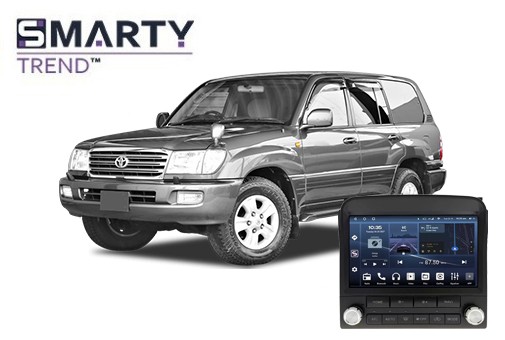 Toyota Land Cruiser 100 (1998-2002) встановлений головний пристрій на Android