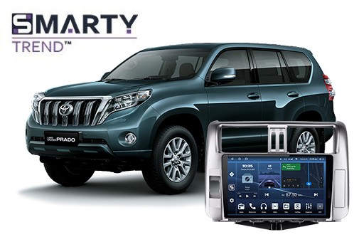 Toyota Land Cruiser Prado 150 2012 установлена магнитола на Андроиде