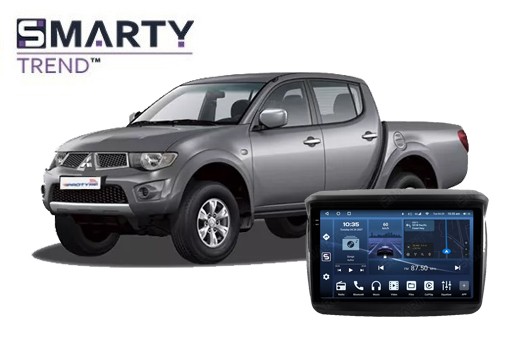 Mitsubishi L200 (2006-2015) встановлений головний пристрій на Android