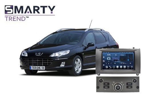 Peugeot 407 2008 встановлений головний пристрій на Android