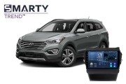 Hyundai Santa Fe 3 2015 установлена магнитола на Андроиде