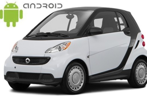 У Smart Fortwo A451/C451 (2007-2015) встановлено головний пристрій на базі Android