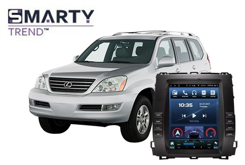 Lexus GX 470 (2002-2009) встановлений головний пристрій на Android