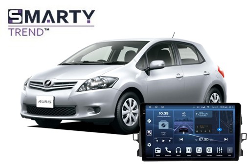 Toyota Auris E150 (2006-2012) встановлений головний пристрій на Android