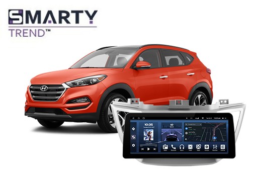 Hyundai Tucson 3 TL (2015-2018) встановлений головний пристрій на базі Android - 12,3 дюйма