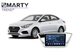 Hyundai Accent/Solaris/Verna 2018 встановлений головний пристрій на базі Android