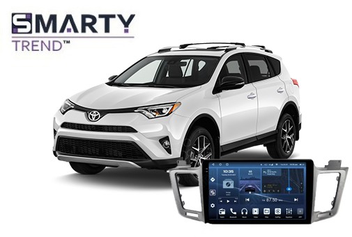 Toyota RAV4 XA40 2017 встановлена ​​магнітола на Андроїді 