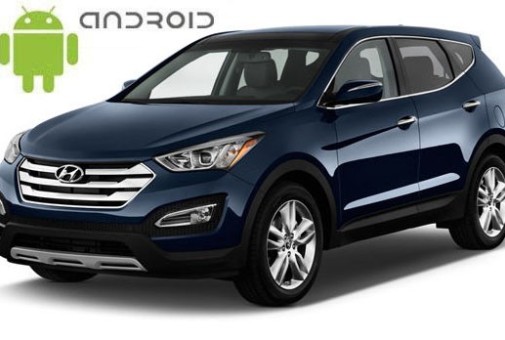 Hyundai Santa Fe 3 (2012-2018) з встановленим головним пристроєм на Android