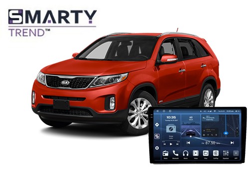 Фейсліфтинг KIA Sorento (2012-2015) з встановленим головним пристроєм на Android
