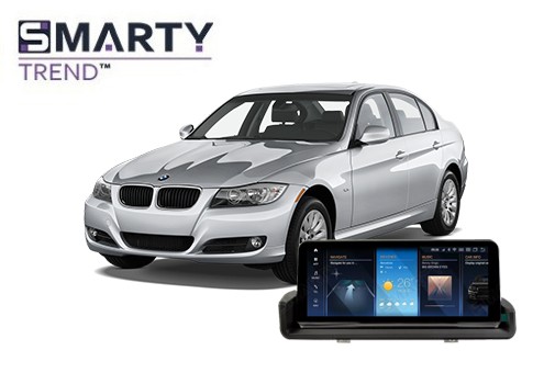 BMW 3 E90 без оригінального екрану (2005-2014) встановлений головний пристрій Android - 12,3 дюйма