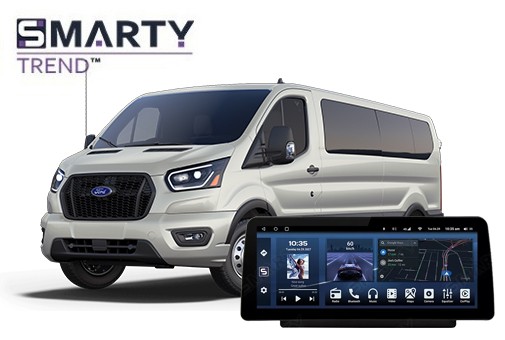 Ford Transit (2018-2023) встановлюється головний пристрій на базі Android - 12,3 дюйма