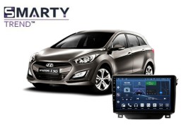 Hyundai i30 2 Gen (2012-2017) з встановленим головним пристроєм на Android