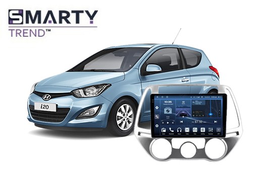 Фейсліфтинг Hyundai i20 PB (2012-2014) з встановленим головним пристроєм на Android