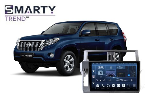 Toyota Land Cruiser Prado 150 (2013-2017) встановлений головний пристрій на Android