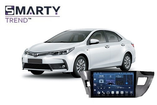 Toyota Corolla E170/E180 (2013-2016) установлена магнитола на Андроиде 