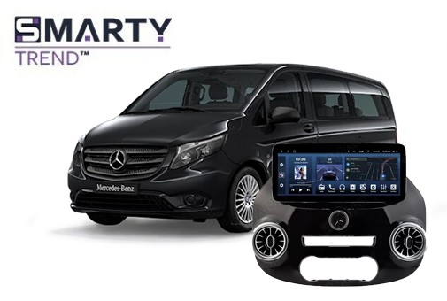 Mercedes-Benz Vito/Metris W447 (2014+) встановлений головний пристрій на базі Android - 12.3 дюймовий глянцевий