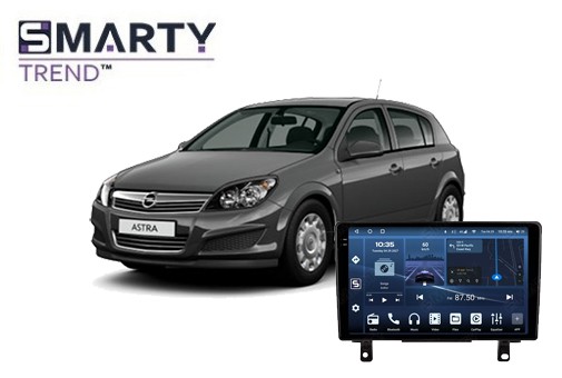 Vauxhall/Opel Astra H (2004-2014) встановлений головний пристрій на Android
