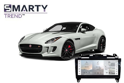 Jaguar F-Type (2012-2020) з встановленим головним пристроєм на Android