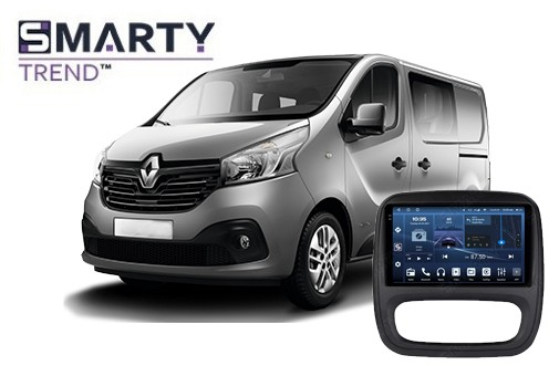 Renault Trafic 3 (2014-2021) установлена магнитола на Андроиде 