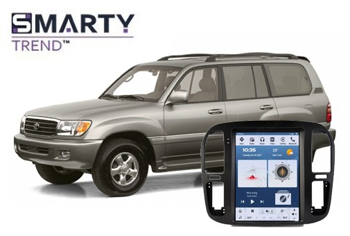 Toyota Land Cruiser 100 (1998-2002) встановила головний пристрій Tesla Style Android