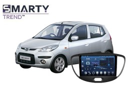 Hyundai i10 (2007-2013) з встановленим головним пристроєм на Android