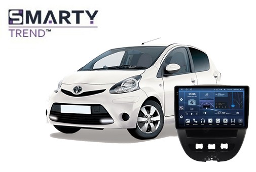Toyota Aygo (2005-2014) встановлений головний пристрій на Android