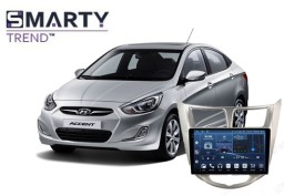 Hyundai Accent/Solaris/Verna/i25 (2010-2017) встановлений головний пристрій на Android
