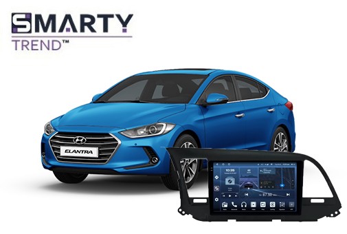 Hyundai Elantra 6 AD (2015-2020) встановлена ​​магнітола на Андроїді 