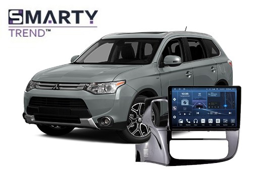Mitsubishi Outlander 3 (2012-2018) з встановленим головним пристроєм на Android