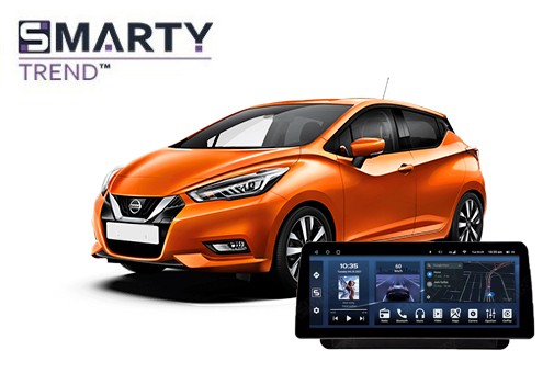 Nissan Micra / Kicks (2016-2023) установлена магнитола на Андроиде - 12,3 дюйма 