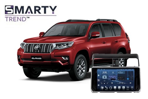 Toyota Land Cruiser Prado 150 (2017-2023) встановлений головний пристрій на Android