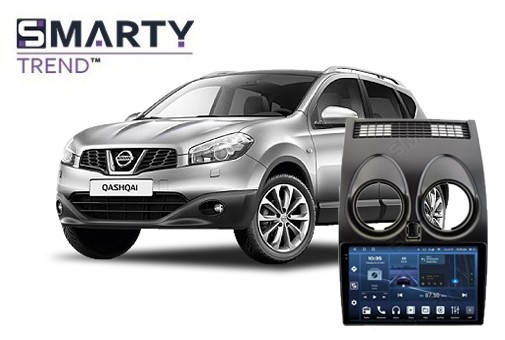 Встановлений головний пристрій Nissan Qashqai J10 (2006-2013) на базі Android