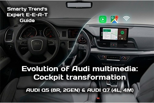 Апгрейд мультимедіа Audi Q5 (8R, 2 Gen) та Q7 (4L, 4M): Розбір експертних нюансів від MOST до AUX