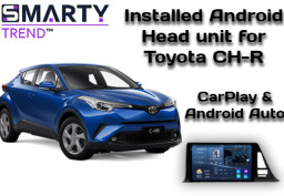 Керівництво зі встановлення Андроїд 15 магнітоли в Toyota C-HR (2016-2023): 2K QLED SMARTY Trend з CarPlay та підтримк